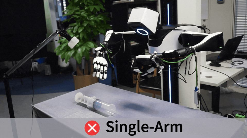 Push Piston Single Arm