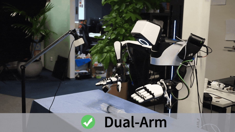 Push Piston Dual Arm